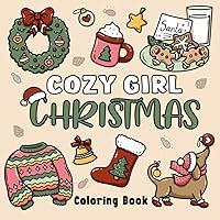 Algopix Similar Product 16 - Cozy Girl Christmas Coloring Book Bold