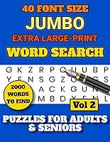 Algopix Similar Product 1 - Jumbo ExtraLarge Word Search Puzzles