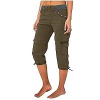 Algopix Similar Product 6 - Cargo Capris for Women High Waisted