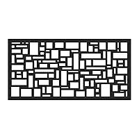 Algopix Similar Product 8 - 2x4 Slate Decorative Screen Panel