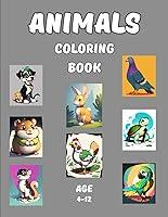 Algopix Similar Product 18 - Animals coloring book Awesome Animals