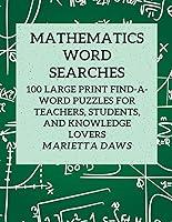 Algopix Similar Product 15 - Mathematics Word Searches 100 Large