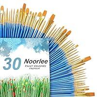 Algopix Similar Product 9 - Noorlee 6 Pack Paint Brush Set 60 pcs