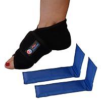 Algopix Similar Product 10 - Reusable Hot Foot  Cold Ice Pack Wrap