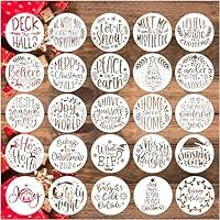 Algopix Similar Product 18 - Small Christmas Stencils for Painting