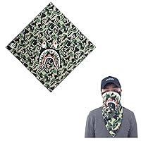 Algopix Similar Product 2 - Xshelley Camouflage Green Shark