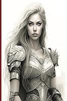 Algopix Similar Product 20 - Fantasy Female Warrior Notebook