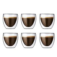 Algopix Similar Product 7 - Bodum Pavina Double Wall Clear Espresso