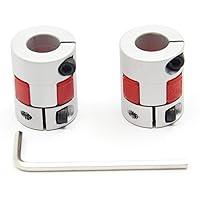 Algopix Similar Product 9 - Befenybay 2PCS 6mm to 6mm Aluminium