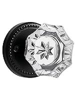 Algopix Similar Product 17 - SORWDUERM Black Door Knobs Crystal Door