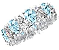 Algopix Similar Product 7 - 7 Carat Pear Natural Aquamarine and