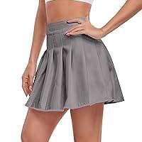 Algopix Similar Product 2 - Tivifox Girls Womens Pleated Skirt with