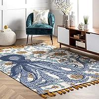 Algopix Similar Product 10 - nuLOOM Thomas Paul Printed Flatweave