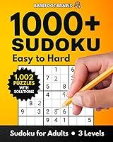 Algopix Similar Product 5 - 1000 Sudoku Easy to Hard Includes 3