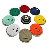 Algopix Similar Product 16 - Wet Diamond Polishing Pads with 4 Inch