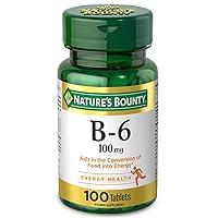 Algopix Similar Product 11 - Natures Bounty Vitamin B6 Supports