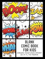 Algopix Similar Product 16 - Blank Comic Book for Kids Create Your