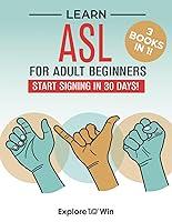 Algopix Similar Product 10 - Learn ASL for Adult Beginners 3 Books