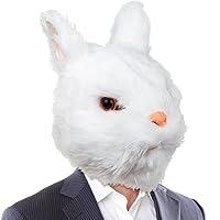 Algopix Similar Product 13 - PartyHop Rabbit Mask Latex Full Head