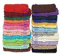 Algopix Similar Product 5 - QandSweet Baby Girls Stretch Headbands