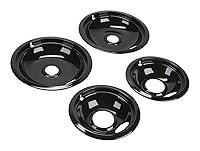 Algopix Similar Product 16 - Whirlpool W10288051 Drip Pan Kit, Black