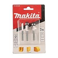 Algopix Similar Product 19 - Makita Router Bit Set 3 Pieces 6 mm