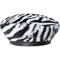 Algopix Similar Product 8 - Kangol Faux Fur Beret - White Zebra/S/M