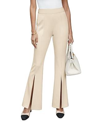  Pull On Dress Pants For Women Womens Pull On Dress Pants  Womens High Waisted Wide Leg Pants Y2K Womens Pants For Work Business Casual  Hot Pink Size 8