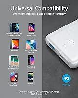 Portable Charger 36800mAh,4 Outputs Power Bank, Dual Input  5V/3A External Battery Pack,USB-C in&Out High-Speed Charging Backup Charger  Compatible with iPhone 15/14/13,Samsung S23 Android Phone etc : Cell Phones  & Accessories