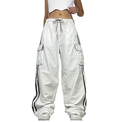 Best Deal for Sumleno Womens Parachute Track Pants Y2k Clothing