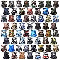 Algopix Similar Product 6 - Didaey 60 Pcs Headwear Bandana Seamless