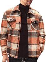 Algopix Similar Product 9 - JMIERR Mens Flannel Jackets for Men