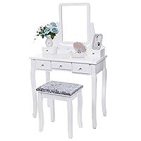 Algopix Similar Product 4 - BEWISHOME Vanity Set with Mirror 