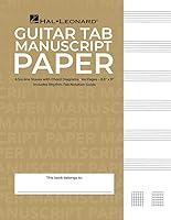 Algopix Similar Product 7 - Guitar Tablature Manuscript Paper 