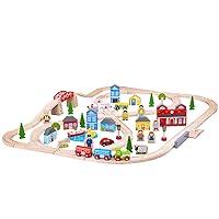 Algopix Similar Product 15 - Bigjigs Rail Wooden Town and Country