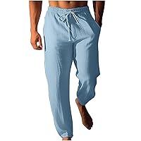 Algopix Similar Product 12 - Sdeycui Mens Linen Pants Casual