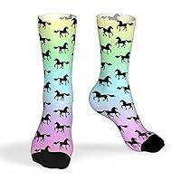 Algopix Similar Product 2 - Pehede Mens Socks Horse Running Style