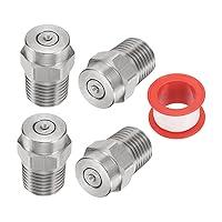 Algopix Similar Product 2 - uxcell 4Pcs Pressure Washer Tip 14