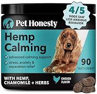 Algopix Similar Product 16 - Pet Honesty Natural Hemp Calming Chews