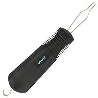 Algopix Similar Product 5 - Vive Button Hook with Zipper Pull 