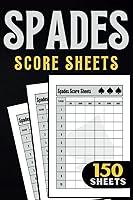 Algopix Similar Product 17 - Spades Score Sheet 150 Score Pads for