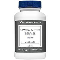 Algopix Similar Product 9 - The Vitamin Shoppe Saw Palmetto Berries