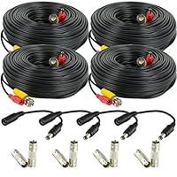 Algopix Similar Product 17 - Amcrest 4Pack 100 Feet PreMade