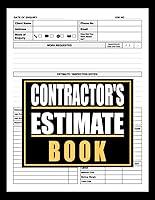 Algopix Similar Product 9 - Estimate Book Contractor Organize