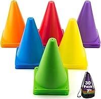 Algopix Similar Product 14 - Faswin 30 Pack Soccer Cones 7 Inch