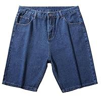 Algopix Similar Product 4 - Mens Loose Summer Retro Denim Shorts