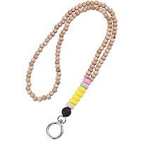 Algopix Similar Product 13 - DUXAA Fashion Wooden Beaded Lanyard for