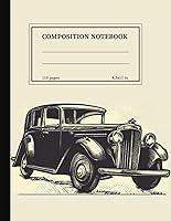 Algopix Similar Product 19 - Vintage Car Notebook Journal