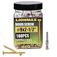 Algopix Similar Product 6 - LIONMAX Deck Screws 212 Inch Wood