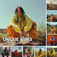 Algopix Similar Product 7 - Unique Vibes Calendar 2025 Looking